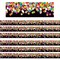 Colorful Confetti on Black Straight Border Trim, 35 Feet Per Pack, 6 Packs